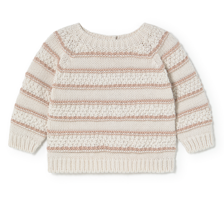 Li + Me Maverick Contrasting Striped Knit Sweater