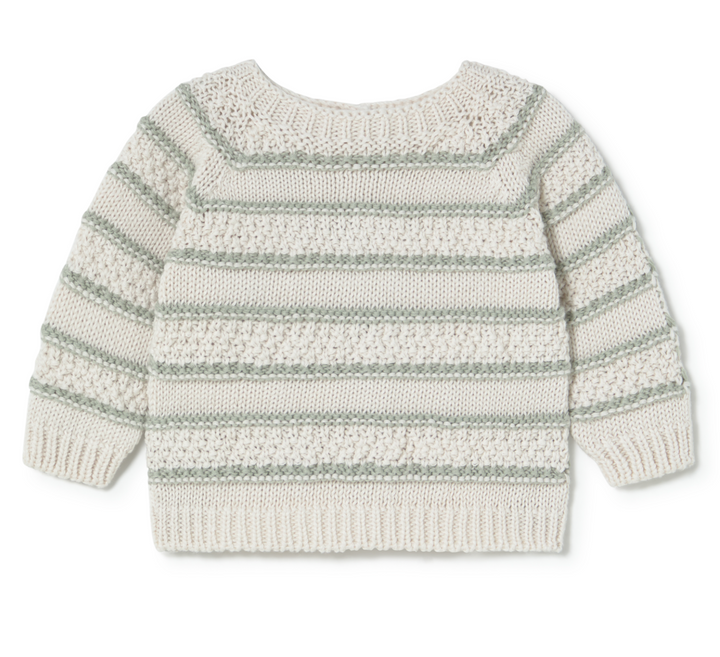 Li + Me Maverick Contrasting Striped Knit Sweater