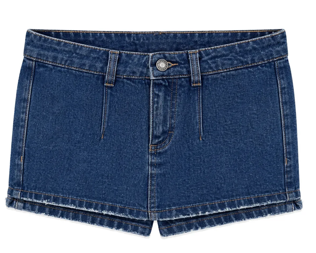 KatieJNYC San Diego Denim Micro Skort