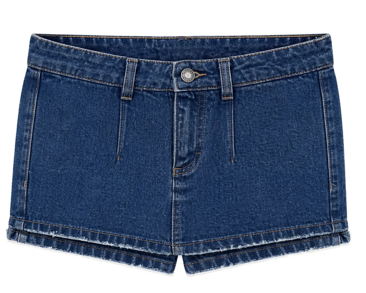 KatieJNYC San Diego Denim Micro Skort