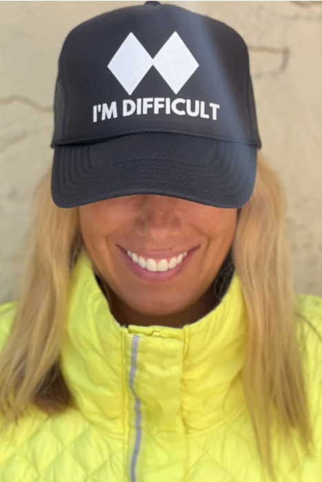 Arnie & Ollie  I'm Difficult Trucker- Black