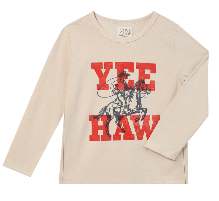 Me & Henry Yee Haw LS Tee