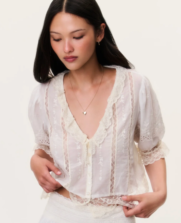 Love Shack Fancy Maurelle Top