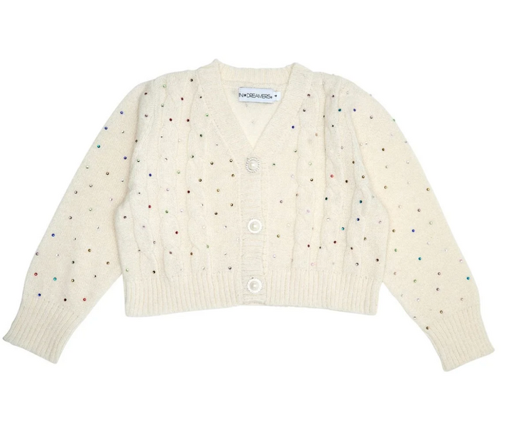 Mini Dreamers Leah Crystal Cardigan