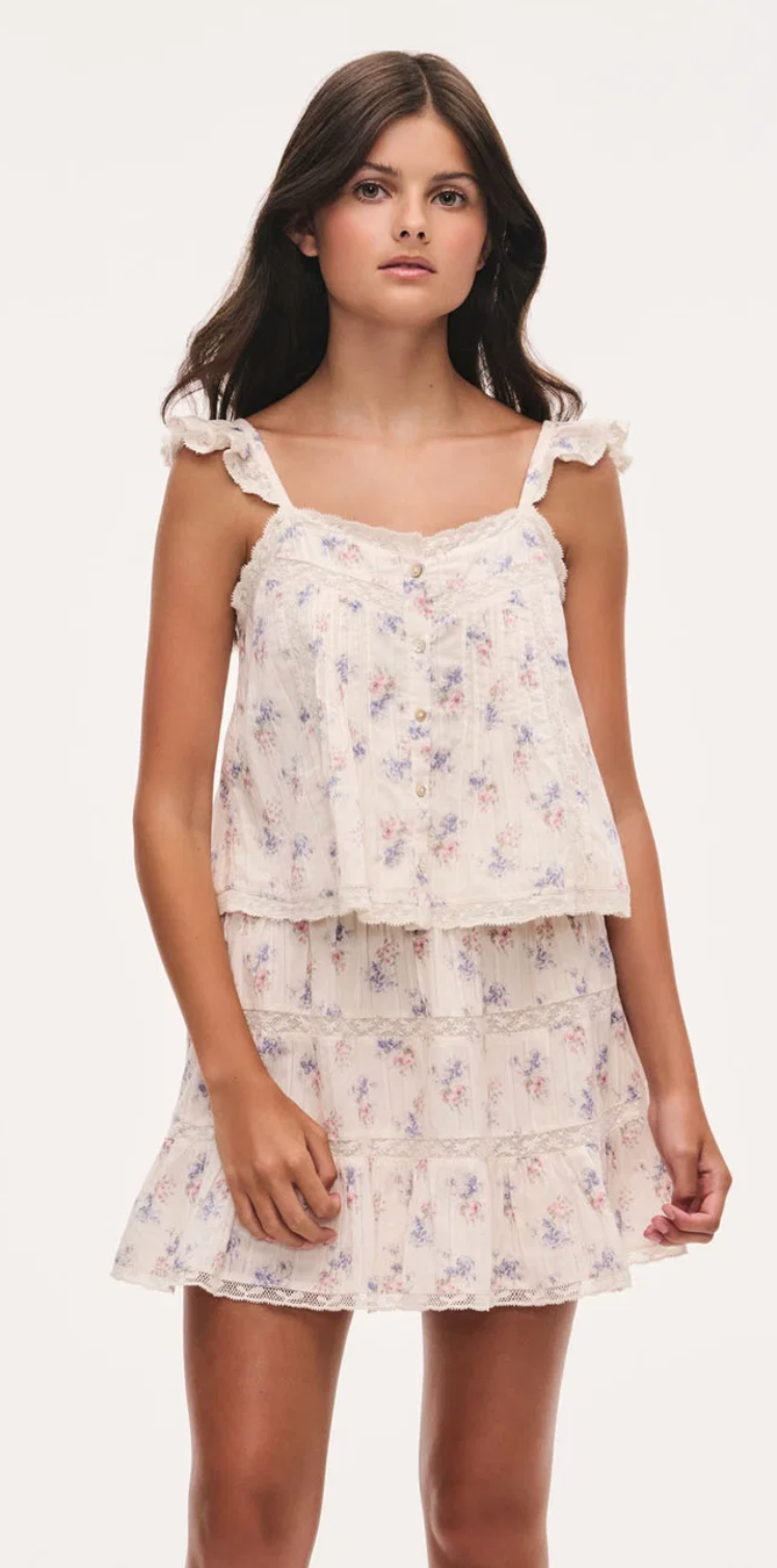Love Shack Fancy Tween Bradie Skirt
