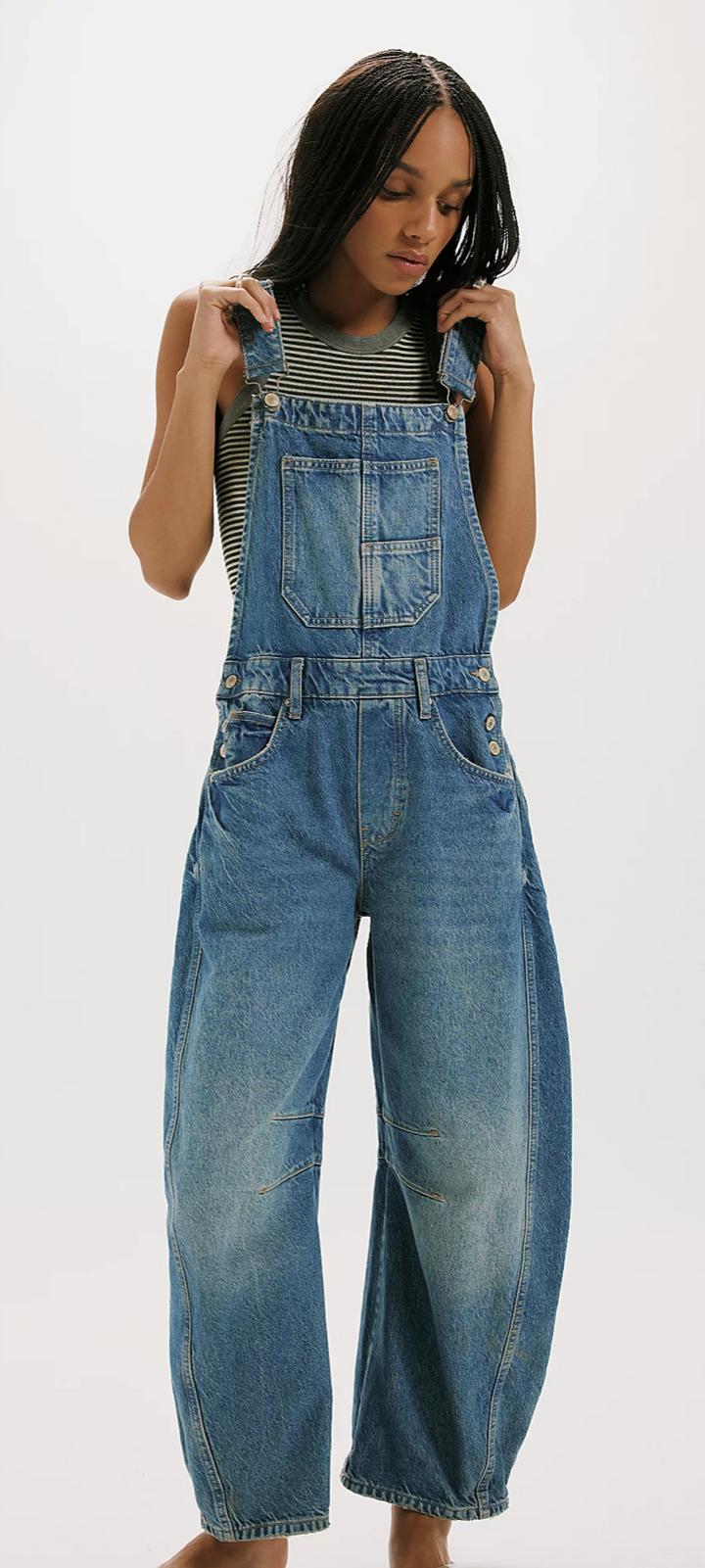 Free People Good Luck Overalls