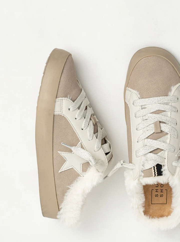Shushop Pinah Faux Shearling Sneaker Slide