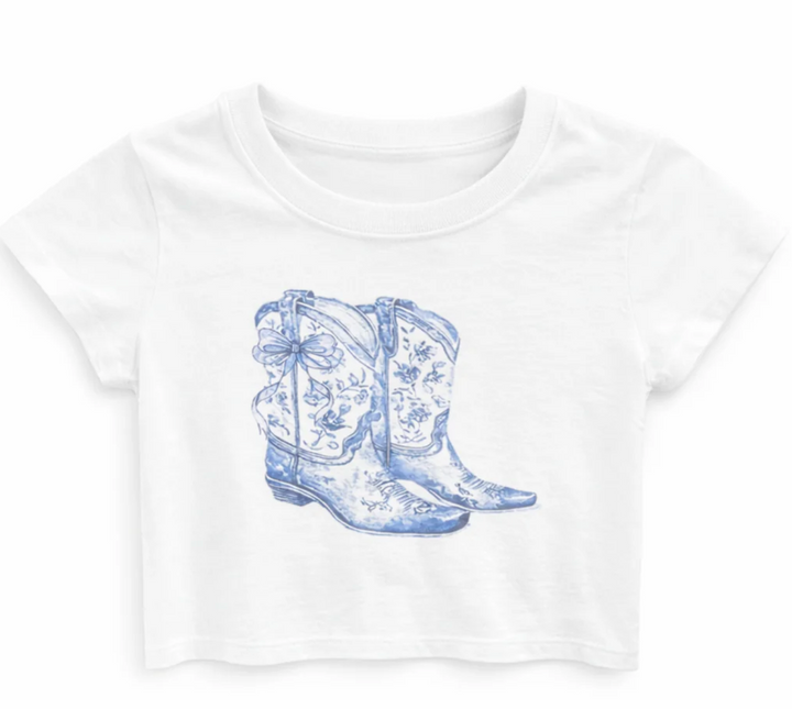 KatieJNYC Bow Boots Tee