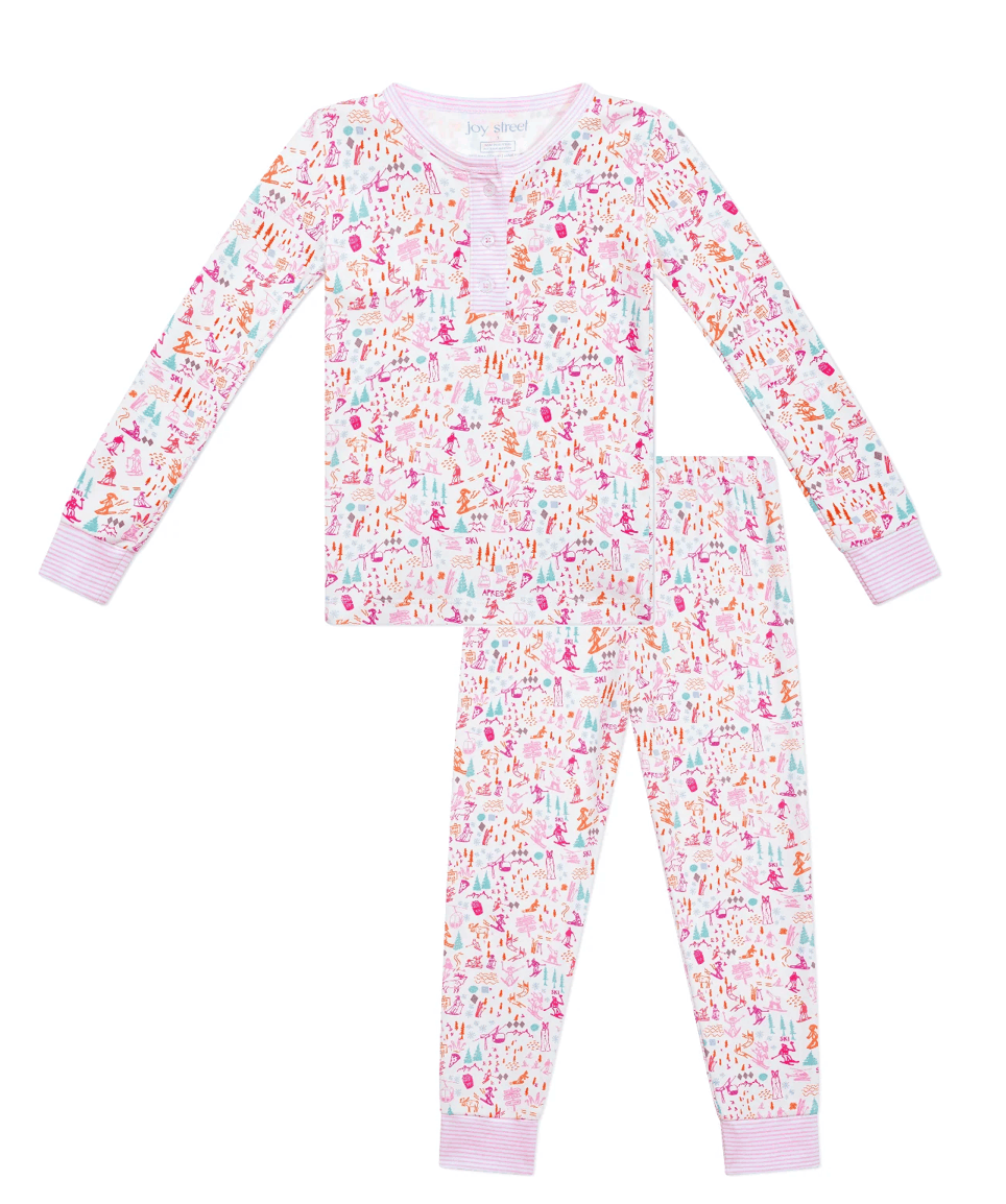 Skipper Apres Kids Ski Henley Pajama Set Skipper & Scout 