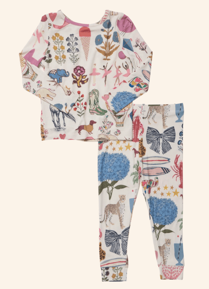 Pink Chicken 20 Years of PC Bamboo PJ Set Skipper & Scout 