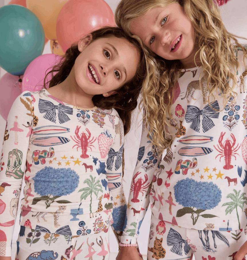 Pink Chicken 20 Years of PC Bamboo PJ Set Skipper & Scout 