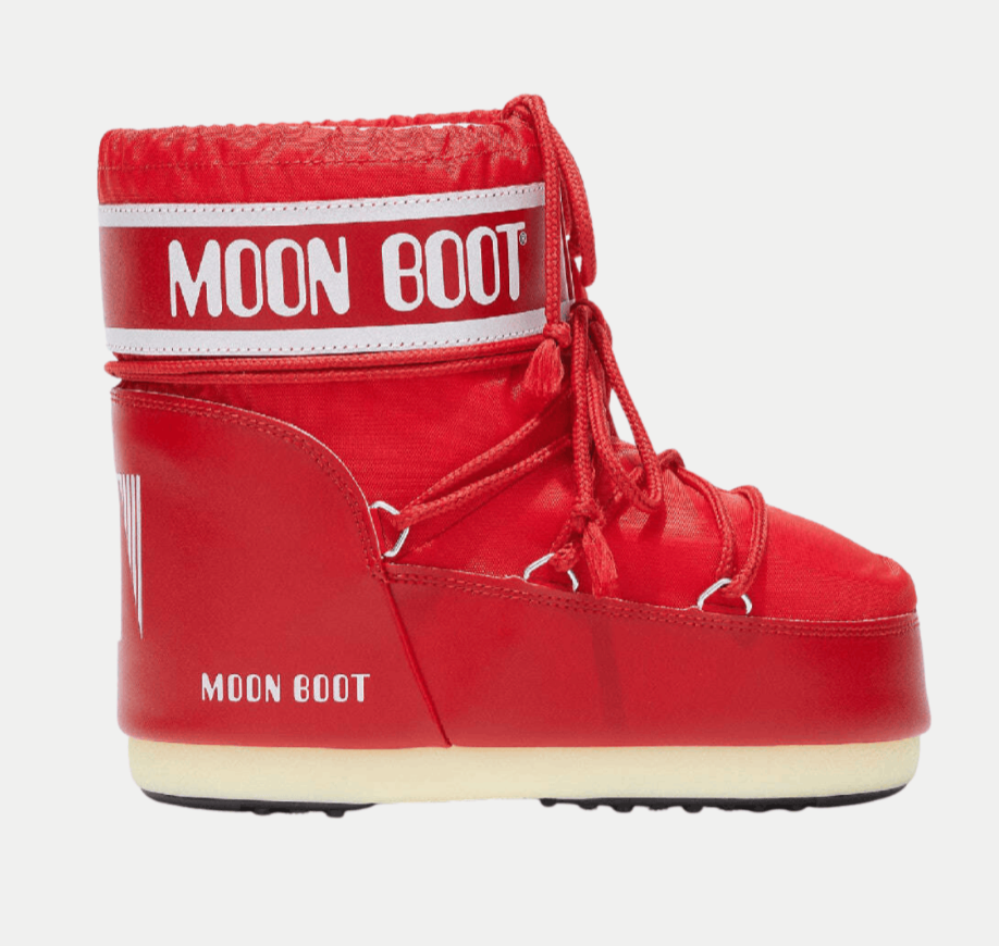 Moon Boot Icon Low Nylon - Red