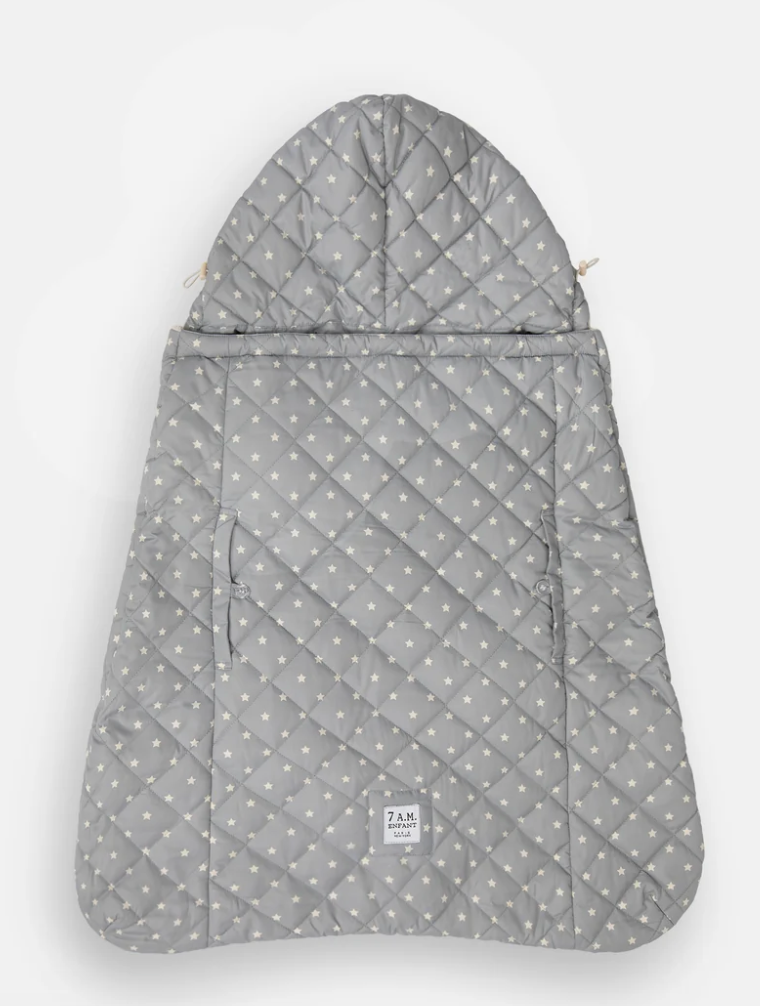 7AM K-Poncho - Grey Stars