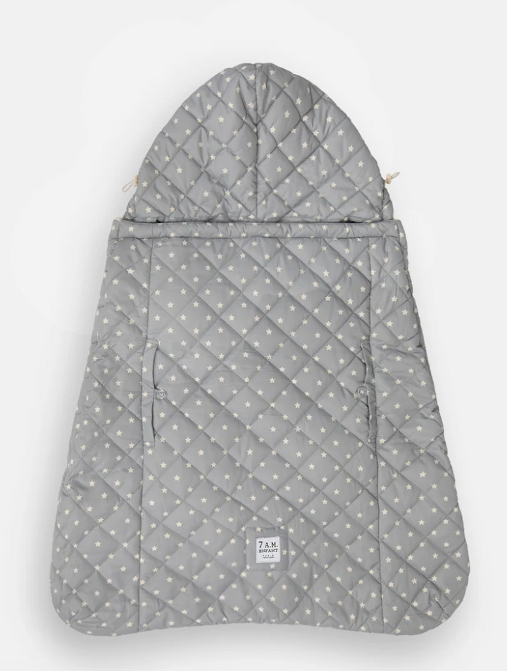7AM K-Poncho - Grey Stars