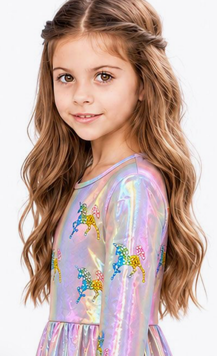 Rockwilde Rainbow Unicorn Dress