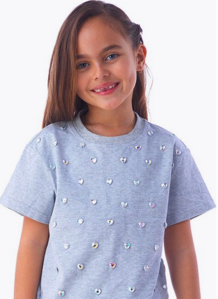 Rockwilde Winslet Heart Jewel Shirt