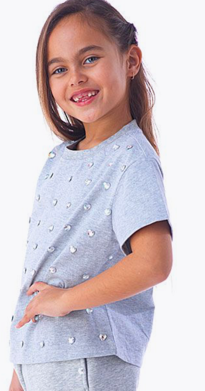 Rockwilde Winslet Heart Jewel Shirt