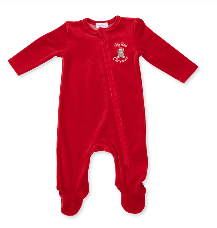 Angel Dear First Christmas Santa and Sleigh Uni Footie