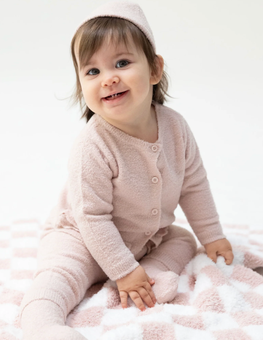 Angel Dear Chenille Cardigan 4PC Set