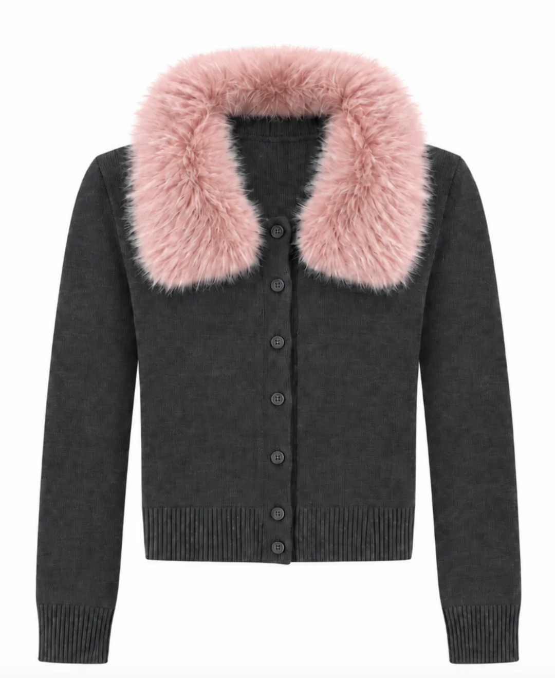 KatieJNYC Ella Mae Fur Cardigan