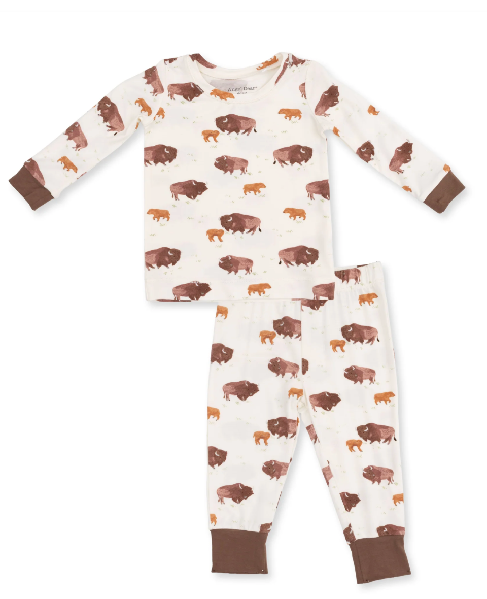 Angel Dear American Buffalo LS Loungewear Set