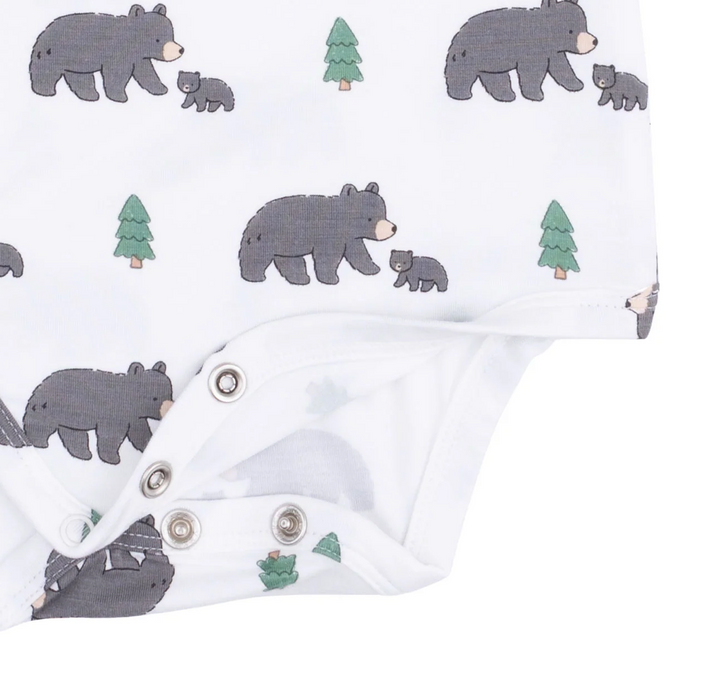 Angel Dear Black Bears LS Bodysuit
