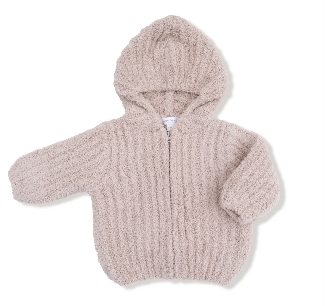 Angel Dear Chenille Textured Hooded Jacket