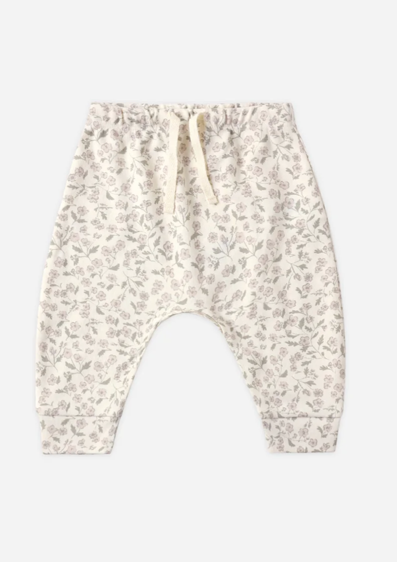 Quincy Mae Floret Drawstring Pant