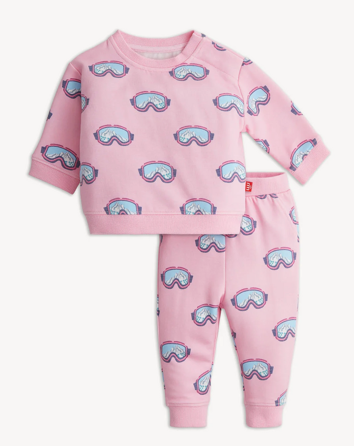 Magnetic Me Goggle Print Brushed Fleece Sweatsuit