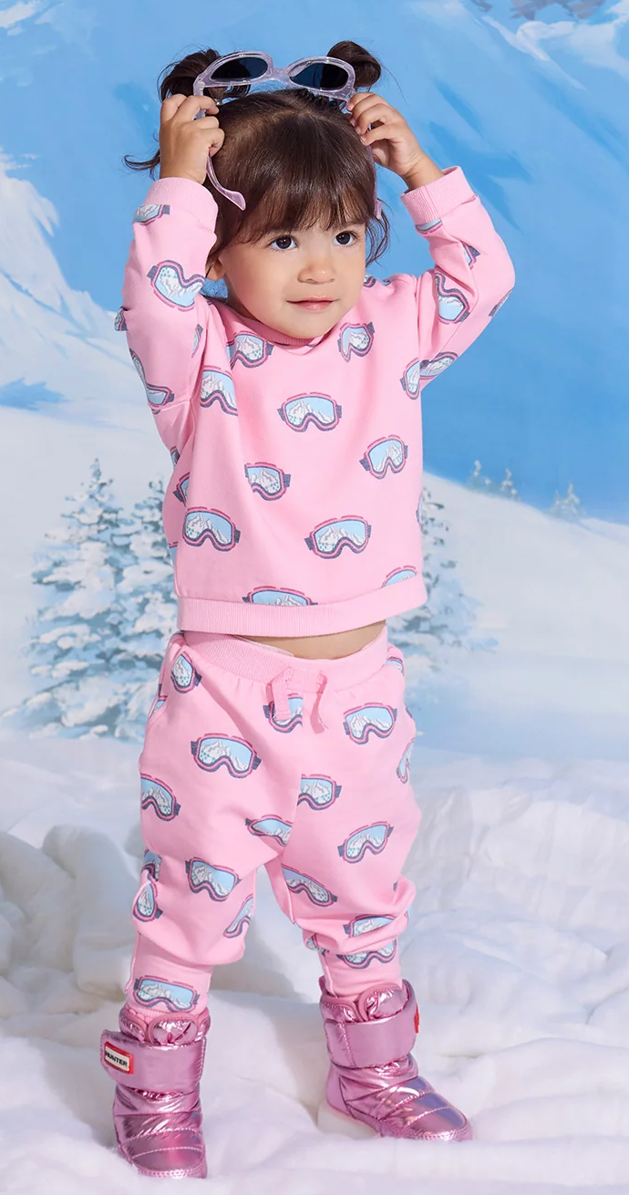 Magnetic Me Goggle Print Brushed Fleece Sweatsuit