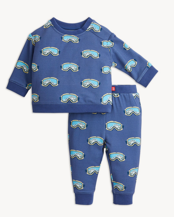 Magnetic Me Goggle Print Brushed Fleece Sweatsuit