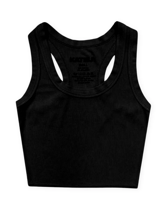 KatieJNYC Livi Ribbed Cropped Tank Skipper & Scout 