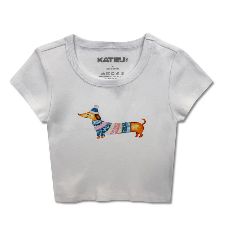 KatieJNYC Dachshund Tee Skipper & Scout 
