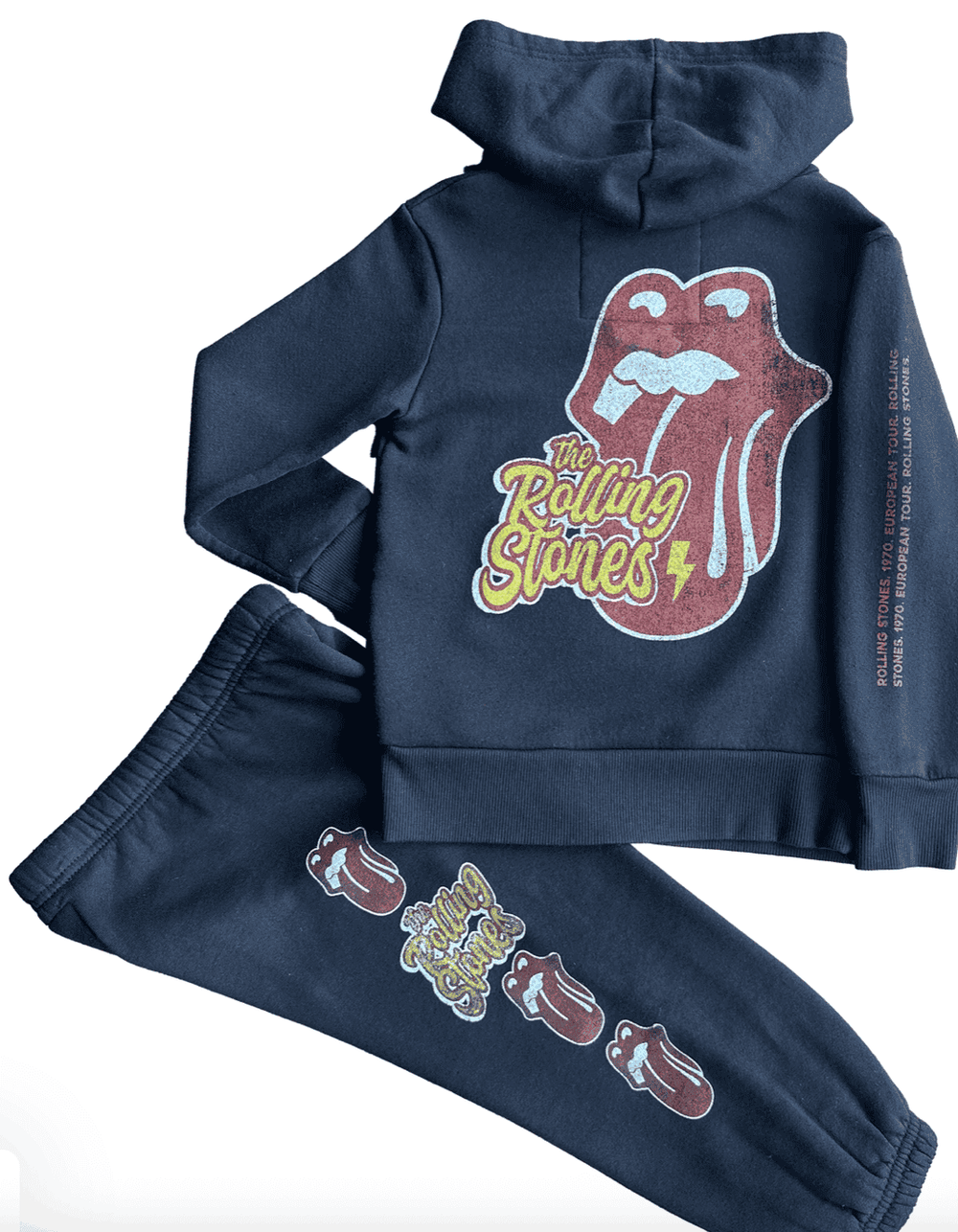 Rowdy Sprout Rolling Stones Tongue Hoodie Skipper & Scout 
