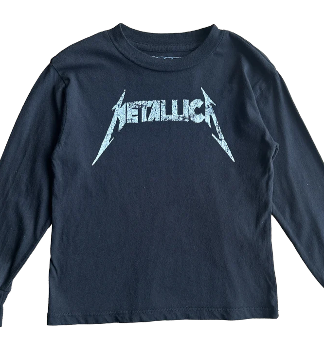 Rowdy Sprout Metallica Ride the Lightening LS Tee Skipper & Scout 
