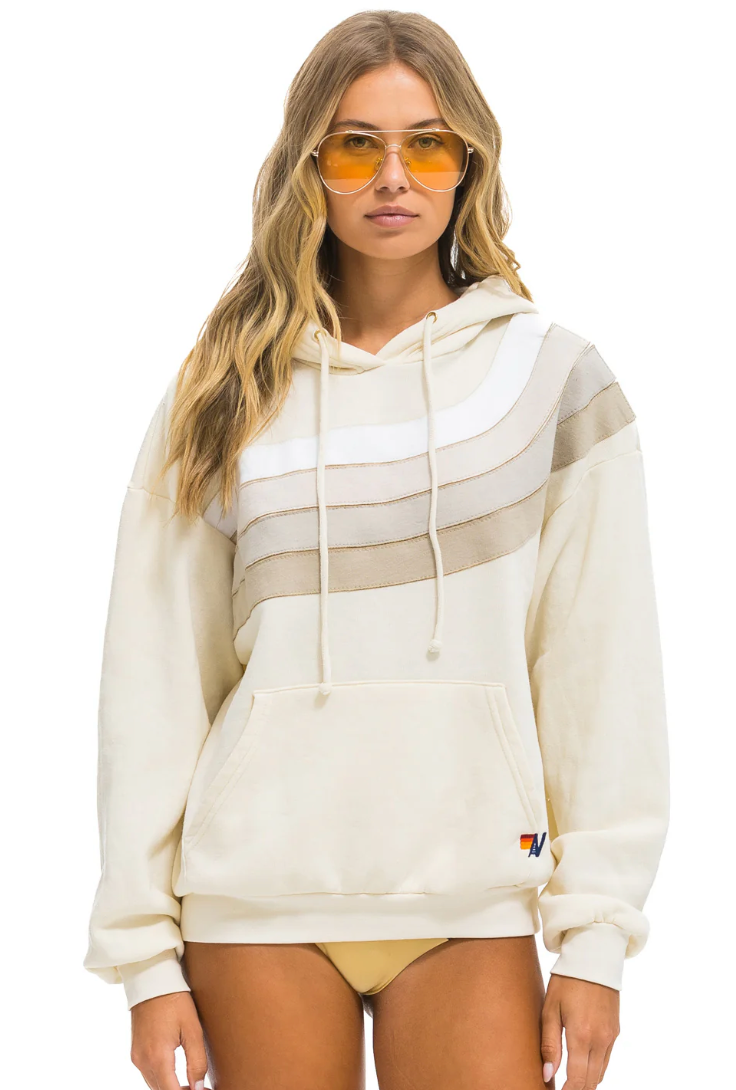 Aviator Nation Wave Stripe 4 Pullover Hoodie Relaxed Skipper & Scout 