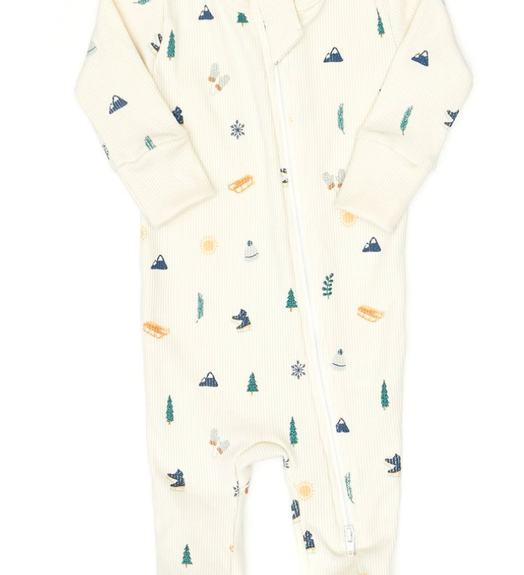 TunTun Double Zip Footie