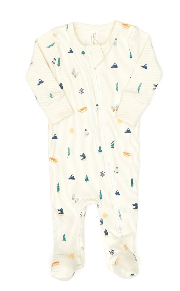 TunTun Double Zip Footie Skipper & Scout 