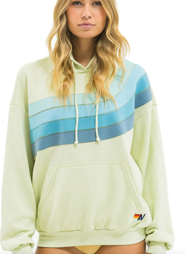 Aviator Nation Wave Stripe 4 Pullover Hoodie Relaxed Skipper & Scout 