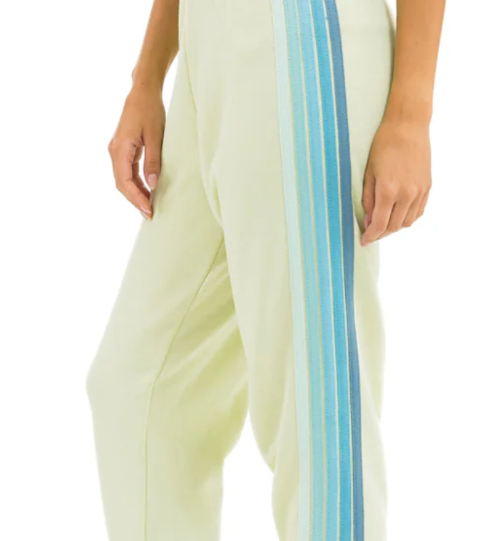 Aviator Nation 5 Stripe Stitch Sweatpant