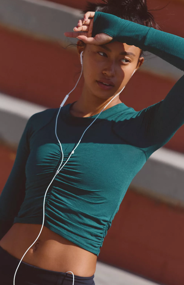 FP Movement Tempo Ruched Long Sleeve Skipper & Scout 