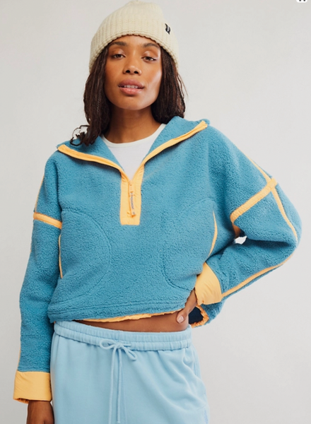 FR2 月桃　沖縄限定　水色　Harf Zip Fleece Top FR2 月桃 沖縄限定 水色 Harf Zip Fleece Top FR2 月桃 沖縄限定 水色