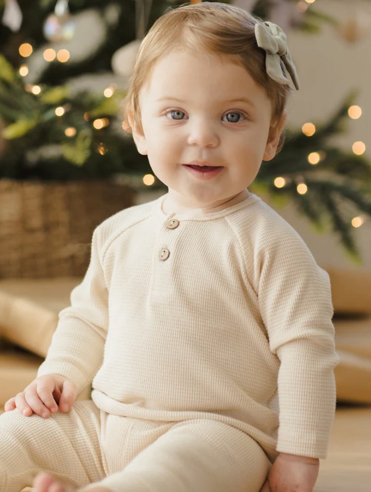 Quincy Mae Henley Knit Top/Legging SET Skipper & Scout 