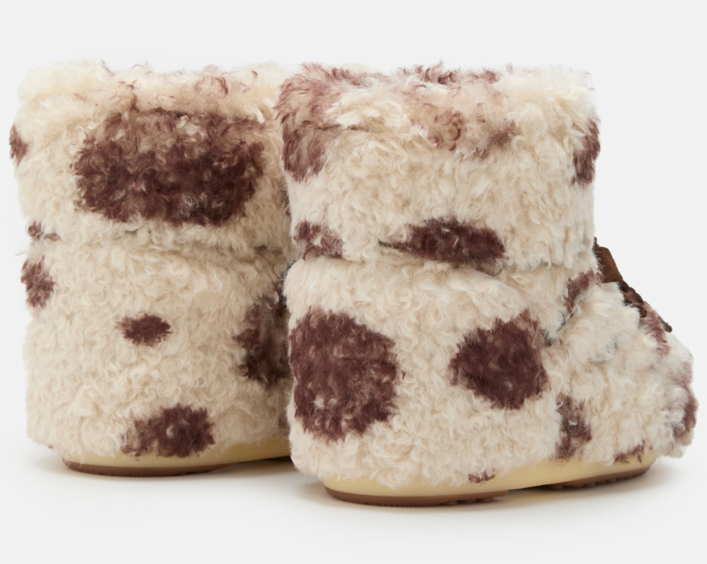 Moon Boot Icon Low Cow Print Curly Skipper & Scout 