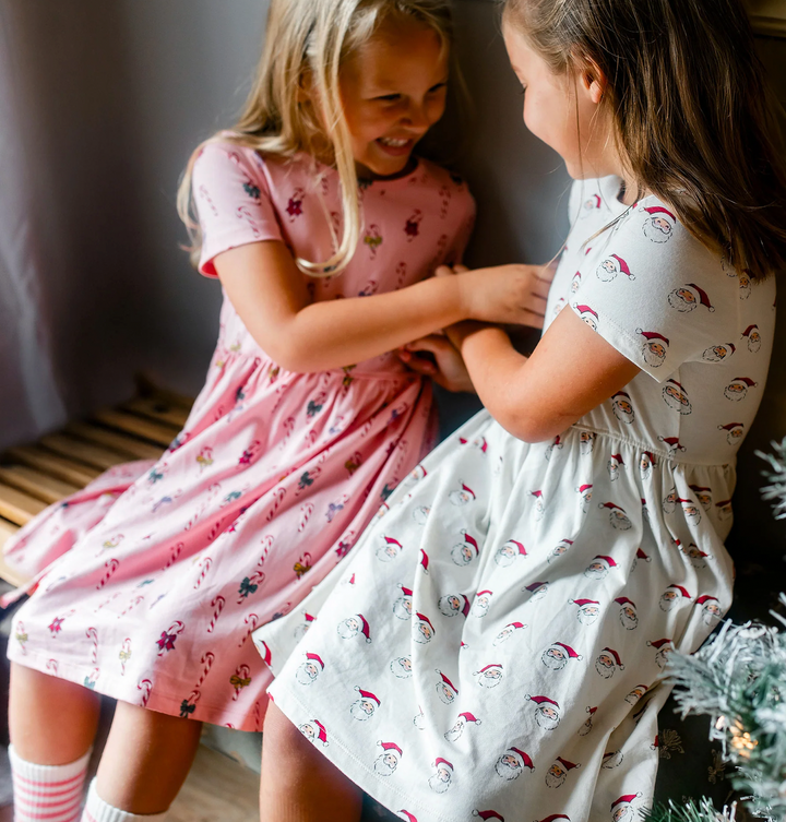 Pink Chicken Sunny Dress - Mini Candy Canes Skipper & Scout 