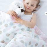 Little Giraffe Luxe Dot Baby Blanket