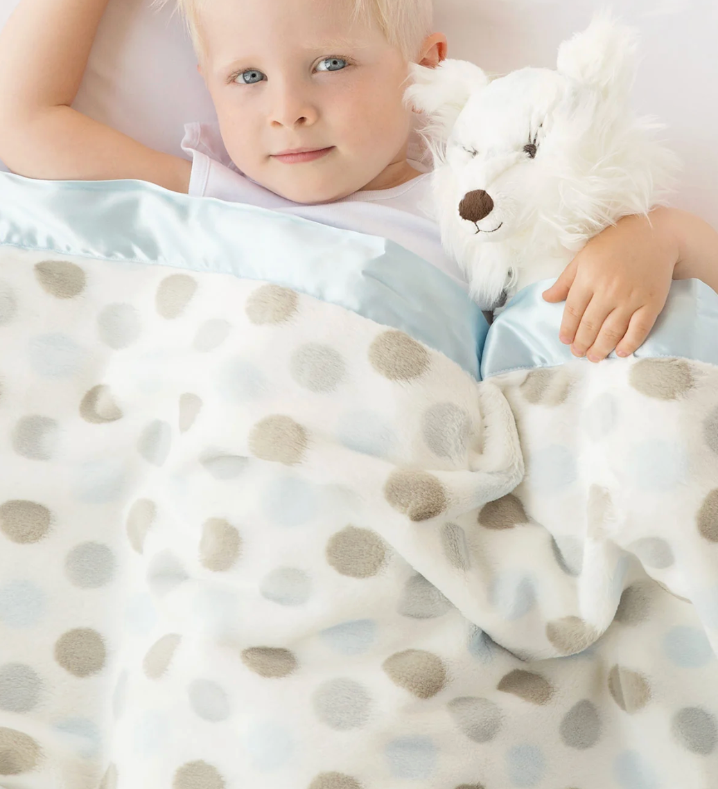 Little Giraffe Luxe Dot Baby Blanket