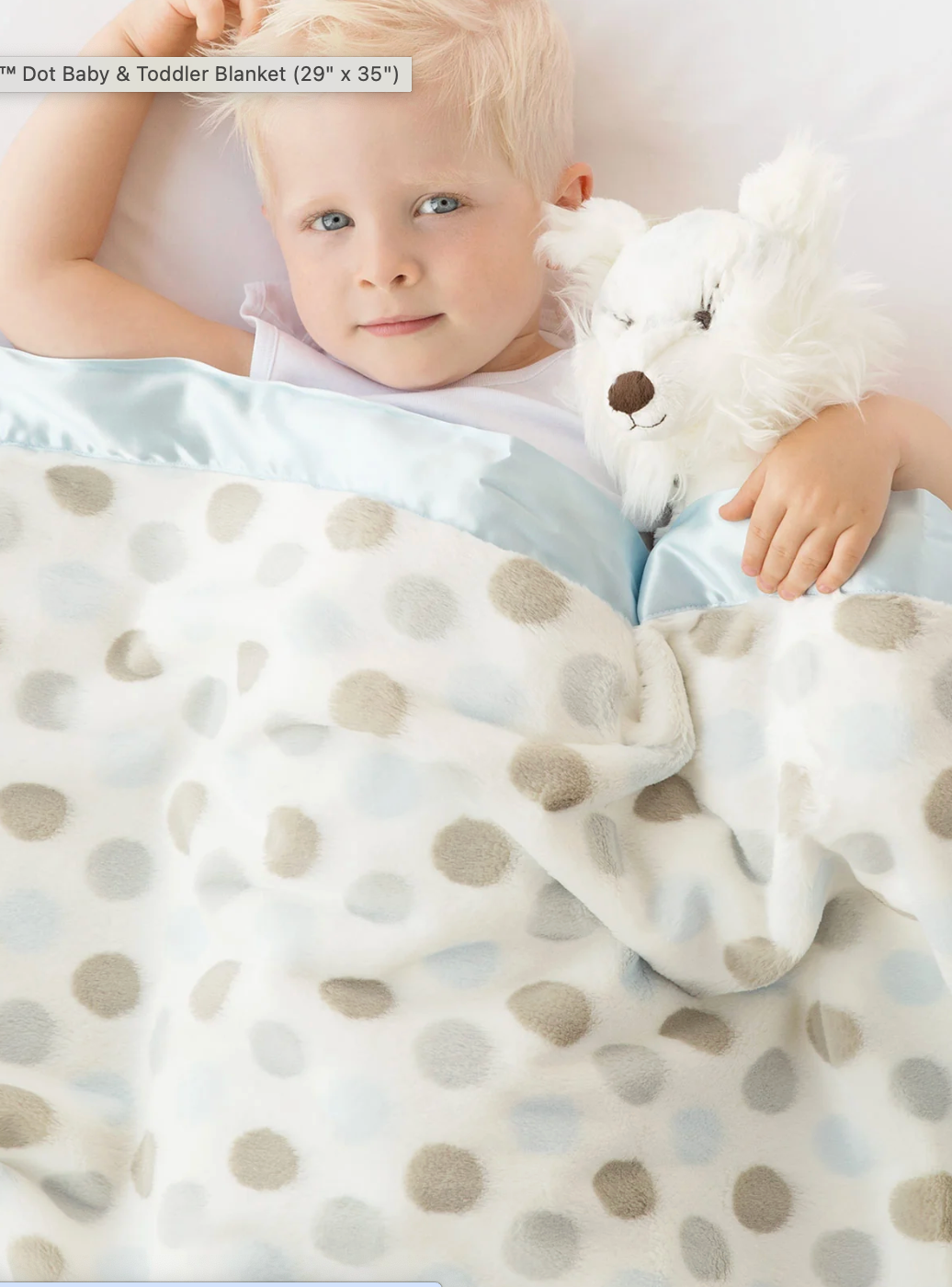 Little Giraffe Luxe Dot Baby Blanket Skipper & Scout 