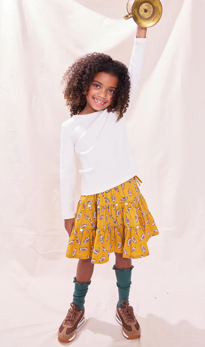 Pink Chicken Seesaw LS Rib Tee Skipper & Scout 