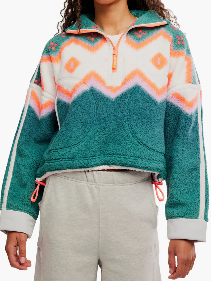 FP Movement Printed Mountain High Half Zip Fleece Skipper & Scout 